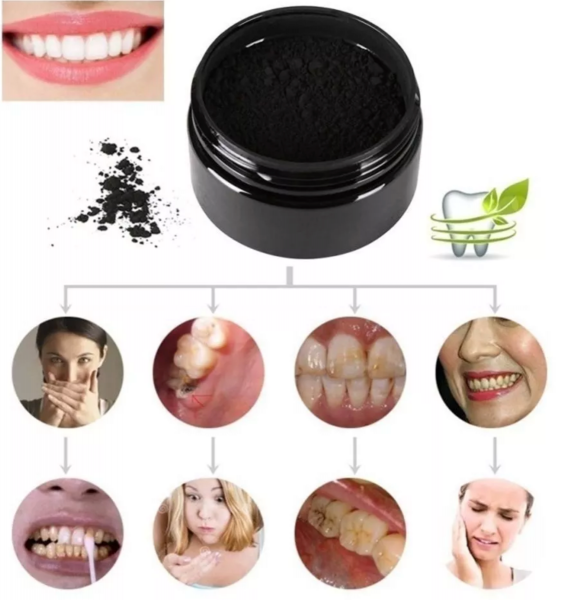 CARBÓN COCO - BLANQUEADOR DENTAL
