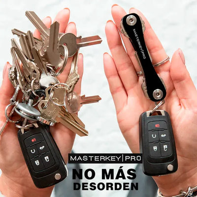 LLAVERO COMPACTO DE ACERO: MASTERKEY PRO